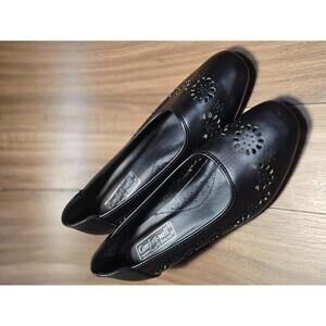 COMFORT WELL by Beacon Black Women's Pumps with Perforated Design size 8.5